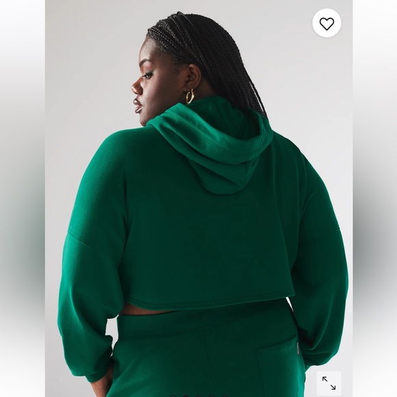 💚Savage Xssential Terry Cropped Hoodie - Picture 9 of 9